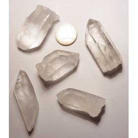 pointe de cristal de roche naturel