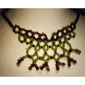 collier oeil de tigre et jade 