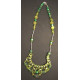 collier péridot et jade