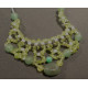 collier péridot et jade