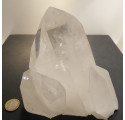 groupe de cristaux de quartz