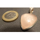 pendentif en quartz rose