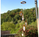 Orange Gemstone Windchime