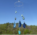 Blue Gemstone Windchime Medium Size