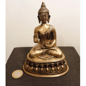 bouddha tibétain en bronze