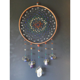 Big Gemstone Dreamcatcher CHAKRAS