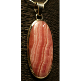 Pendentif en rhodochrosite