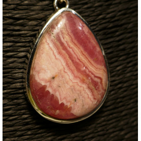 Pendentif en rhodochrosite