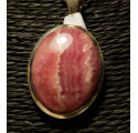 Pendentif en rhodochrosite