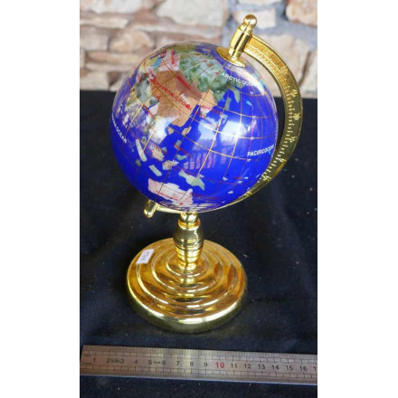 Globe terrestre antique - 10 cm