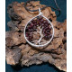 Arbre de VIe en Grenat, Pendentif en pierre rouge, Creation LE SAULE REVEUR