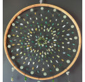 Big Green Gemstone Dreamcatcher création LE SAULE REVEUR