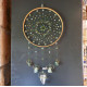 Big Green Gemstone Dreamcatcher création LE SAULE REVEUR