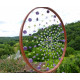 Big Dreamcatcher Hope, Amethyst, Peridot, Green and purple, LE SAULE REVEUR