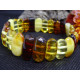 Baltic Amber bracelet with different tones