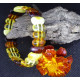 Baltic Amber bracelet with different tones