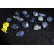 Blue Saphir Pebble, blue gemstone from Sri Lanka
