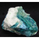 Blue Chrysocolla with Gypsum Crystals from Chile, Quality AAA+