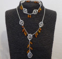 Set of Ambre Jewels, Necklace + Bracelet