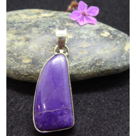 Pendentif Argent en Charoite de Russie