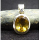 Pendentif en Citrine et Argent 925