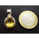 Pendentif en Citrine et Argent 925