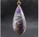 Pendentif Ametrine et Argent en forme de goutte