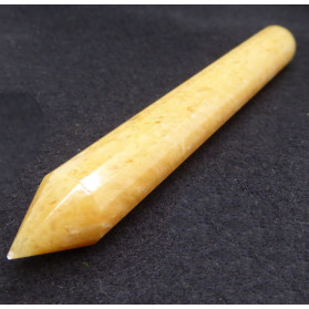 Yellow Selenite Massage Acupuncture Stick