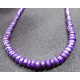 Collier en Sugilite en Rondelles facettées