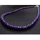 Collier en Sugilite en Rondelles facettées