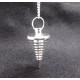 Silver Spiral Divinatory Pendulum