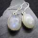 moonstone Oval Earings