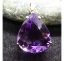 Pendentif en Amethyste à facettes