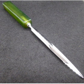 Couteau à Papier en Agate Verte