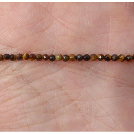 Tiger Eye Thin FAceted BRacelet