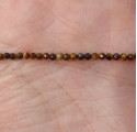 Tiger Eye Thin FAceted BRacelet