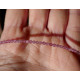 Bracelet fin en Tourmaline Rubelite facettées