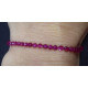 Ruby facetted beads BRacelet