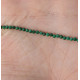 Bracelet fin en malachite facettées