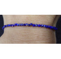 Bracelet en lapis lazuli 2mm