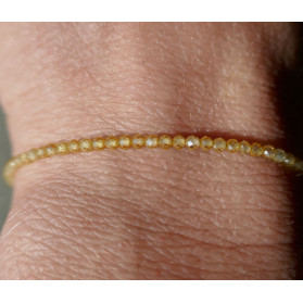 Citrine facetted beads BRacelet