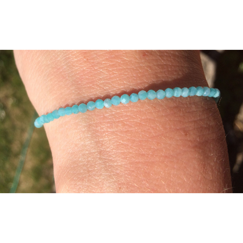 Amazonite Bracelet 2mm L Age De Pierre Amazonite Bracelet 2mm L Age De Pierre