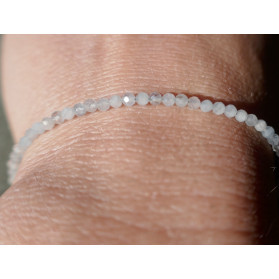 Bracelet en Aigue Marine 2mm