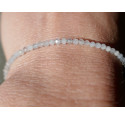 Bracelet en Aigue Marine 2mm