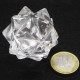Great Star Icosahedron in Rock Crystal