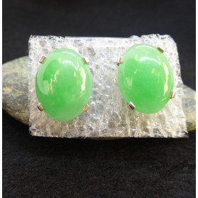 Boucles d'Oreille en Jade