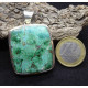 Pendentif en Chrysocolle Rectangulaire