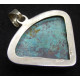 Pendentif en Chrysocolle montée sur argent