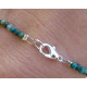 Bracelet fin en howlite Turquoise