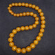 Amber Necklace with round beads
